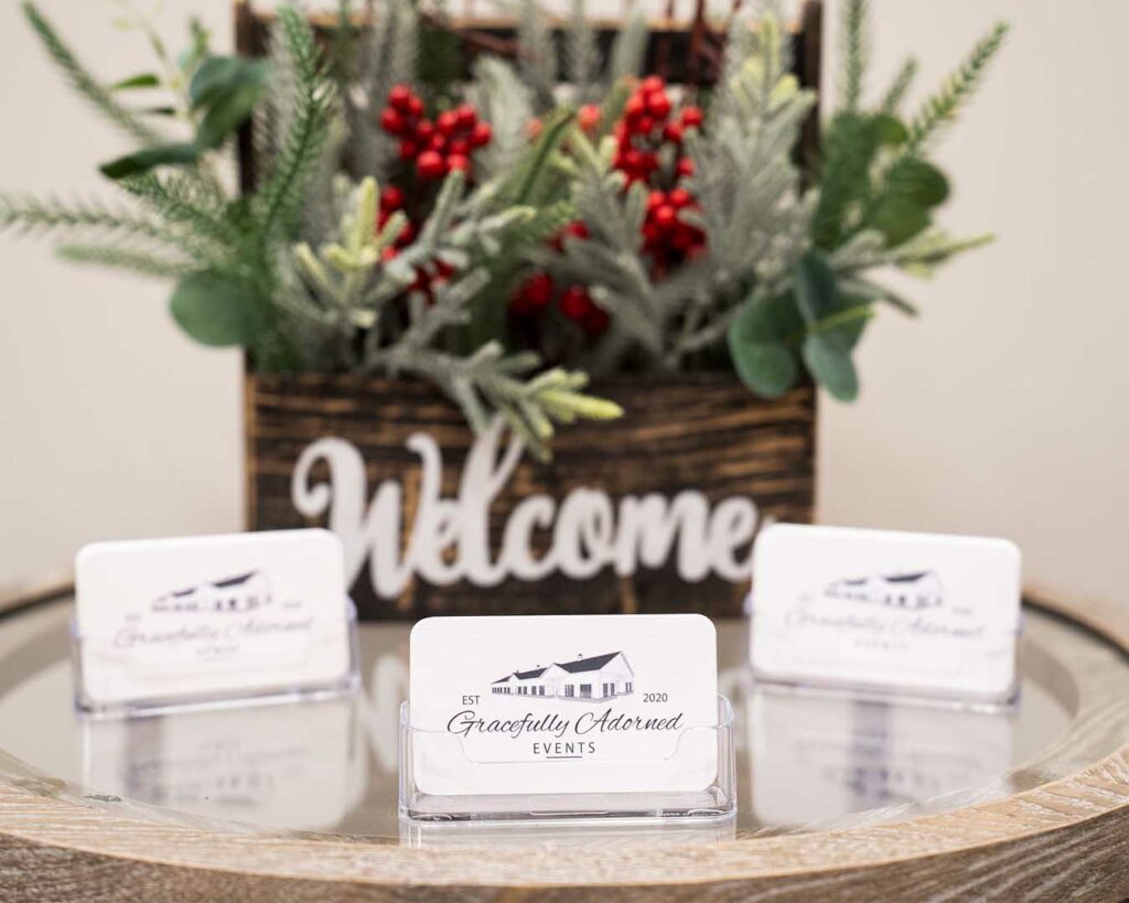 wedding table at Gracefully adorned
